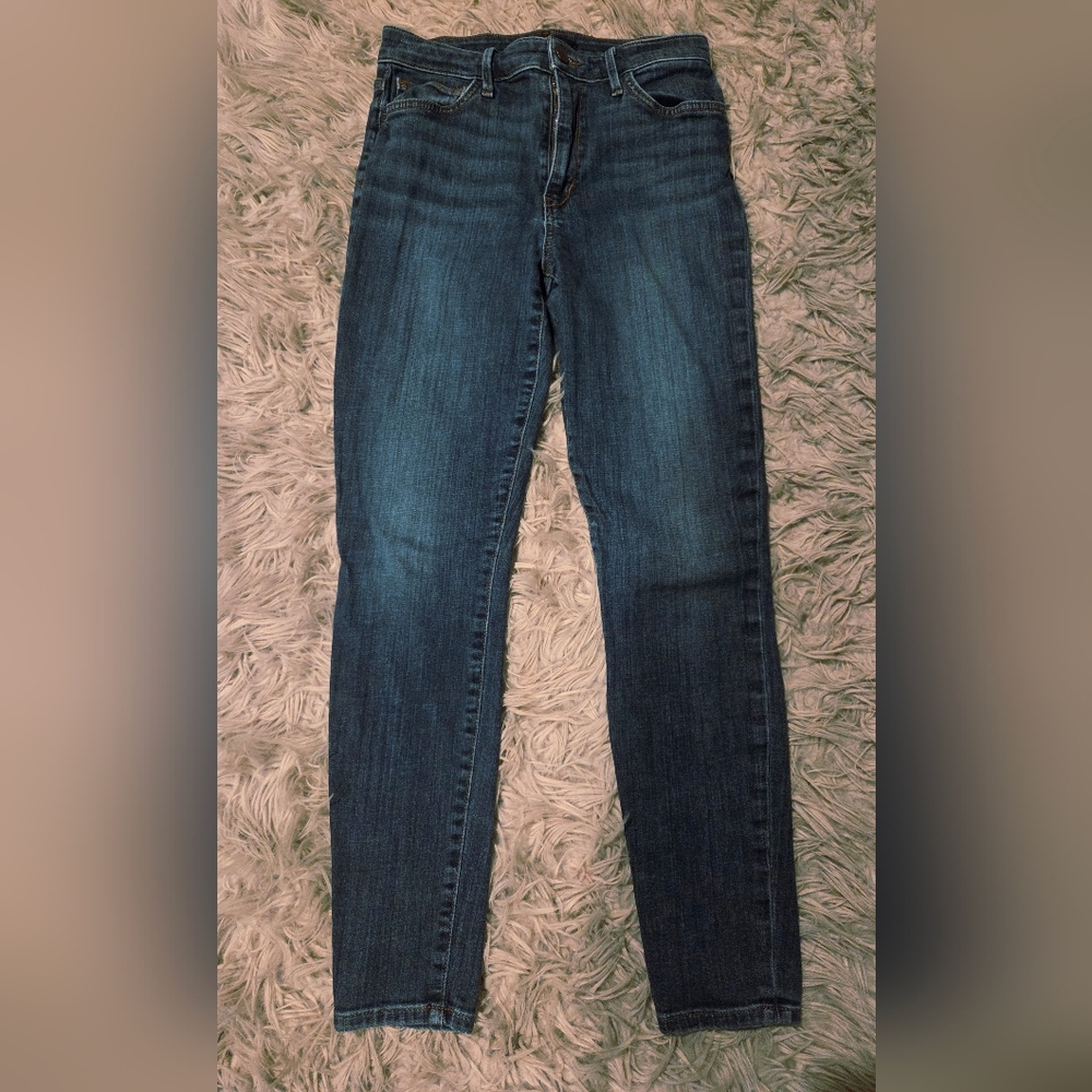Sam Edelman The Stiletto Jeans Womens size 27 High Rise Skinny Ankle Pocket Logo